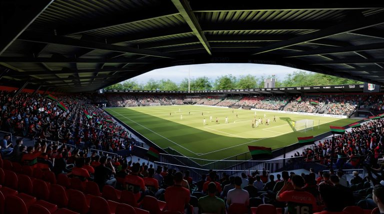 stadion NEC Nijmegen, ontwerp K3 architectuur